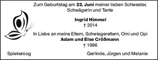 Traueranzeige von In Gedenken  von vrm-trauer Darmstädter Echo