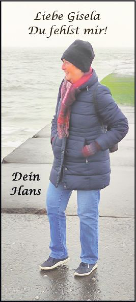  Traueranzeige für Gisela Reinhard vom 20.08.2022 aus vrm-trauer Wiesbadener Kurier