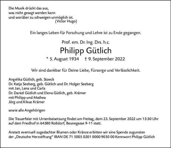 Traueranzeige von Philipp Gütlich von vrm-trauer Rüsselsheimer Echo / MainSpitze