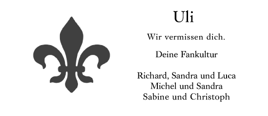 Traueranzeige von Hans-Ulrich Schütz von Darmstädter Echo