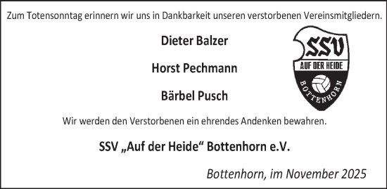 Traueranzeige von In Gedenken  von Hinterländer Anzeiger