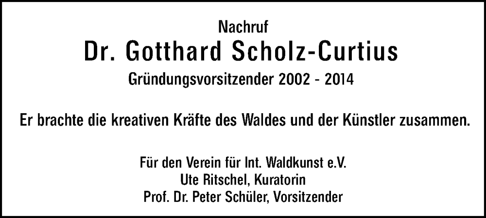  Traueranzeige für Gotthard Scholz-Curtius vom 13.12.2025 aus Darmstädter Echo
