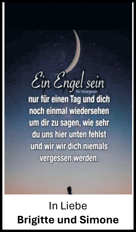 Traueranzeige von Ein Engel  von Hochheimer Zeitung