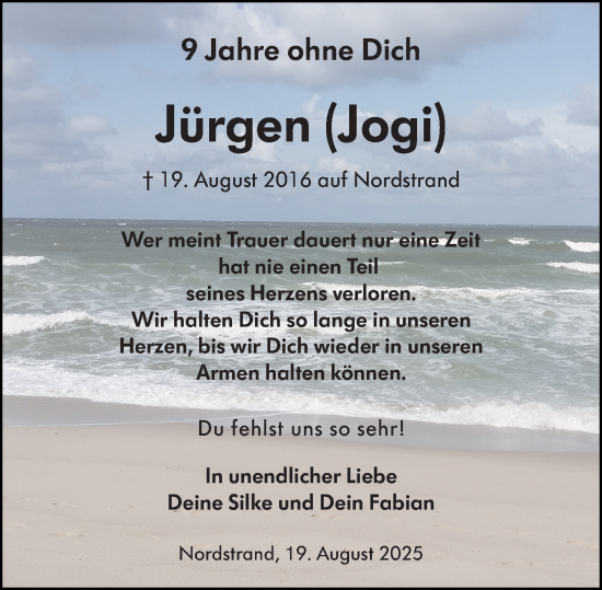 Traueranzeige von Jürgen  von Wormser Zeitung